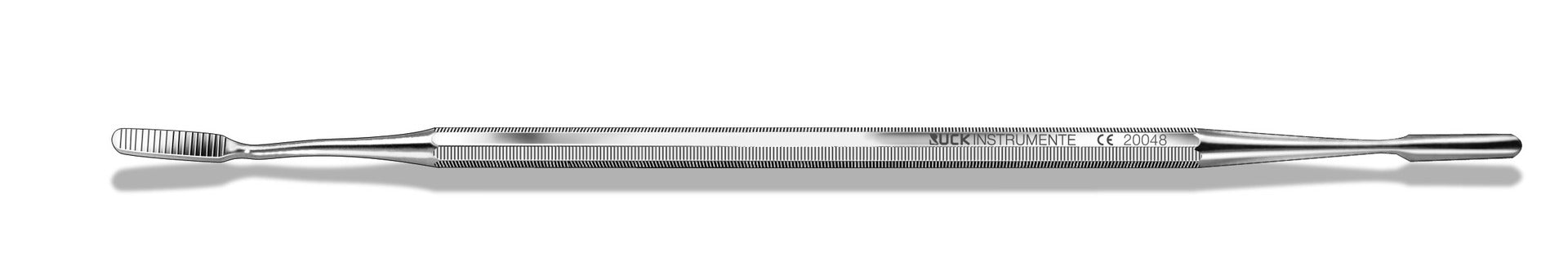 Curette double droite/pliée - Longueur : 19 cm - Ruck