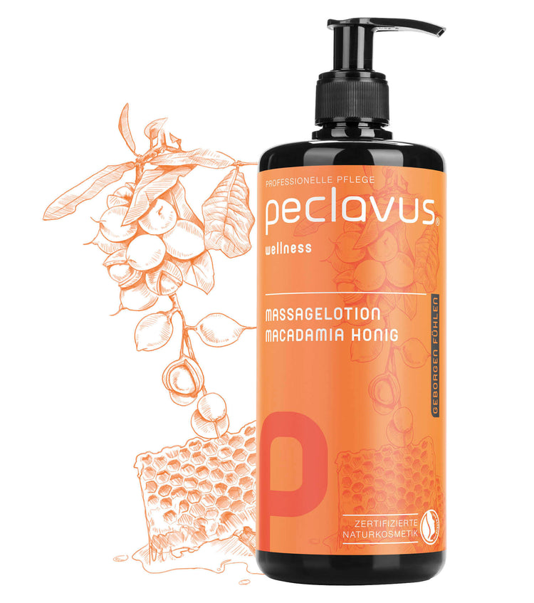 Lotion de massage - Miel de Macadamia - 500 ml - Peclavus