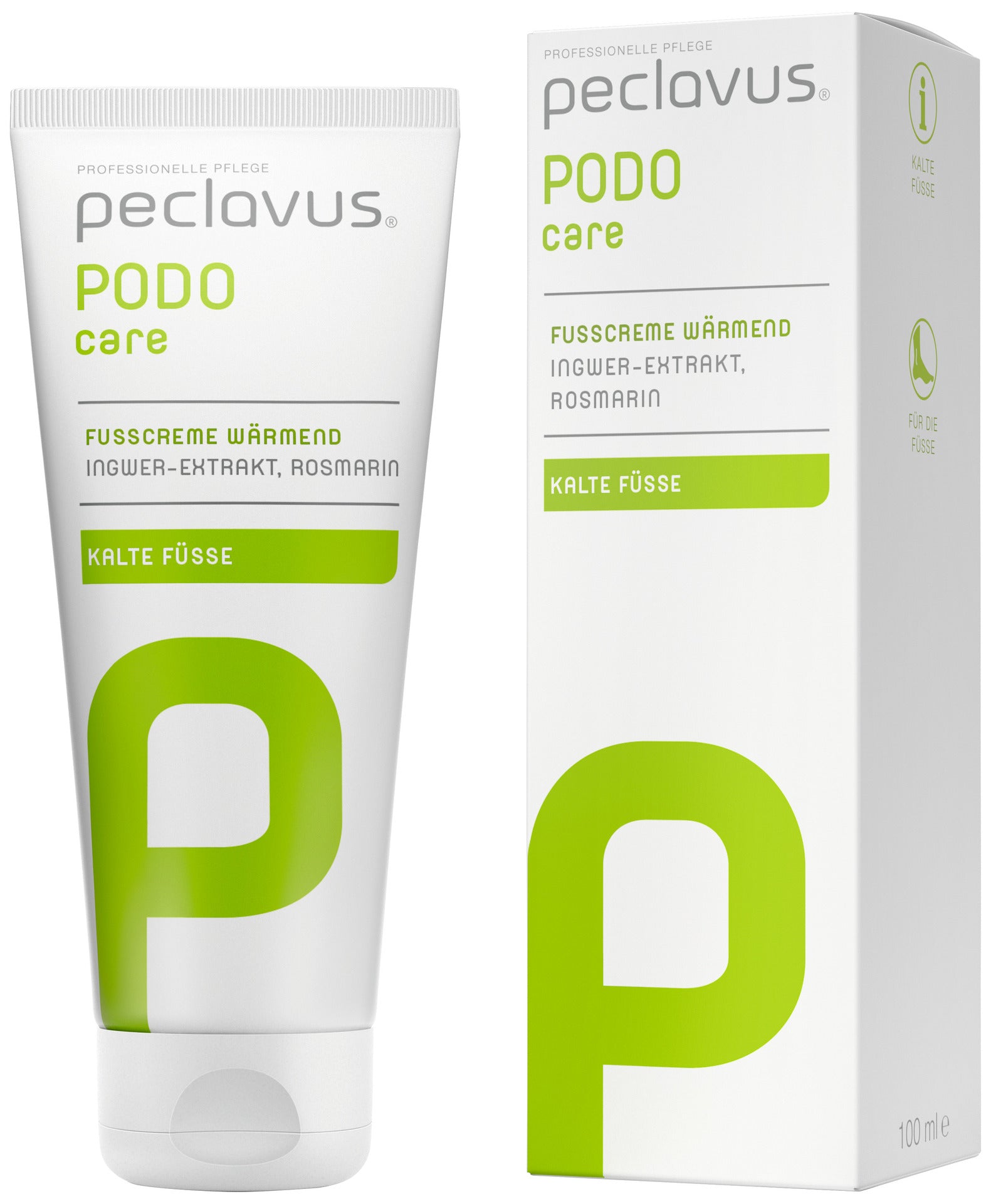 Crème chauffante pour les pieds - Peclavus