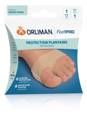 Protection Plantaire Métatarses FEETPAD - 2 Tailles - Orliman