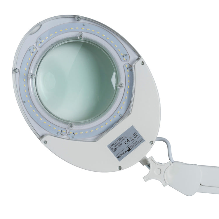 Lampe loupe articulée LUPA LED HF - 8W - 5 dioptries - MIMSAL