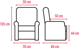 Fauteuil Releveur JULES - 1 ou 2 moteurs - My Médical