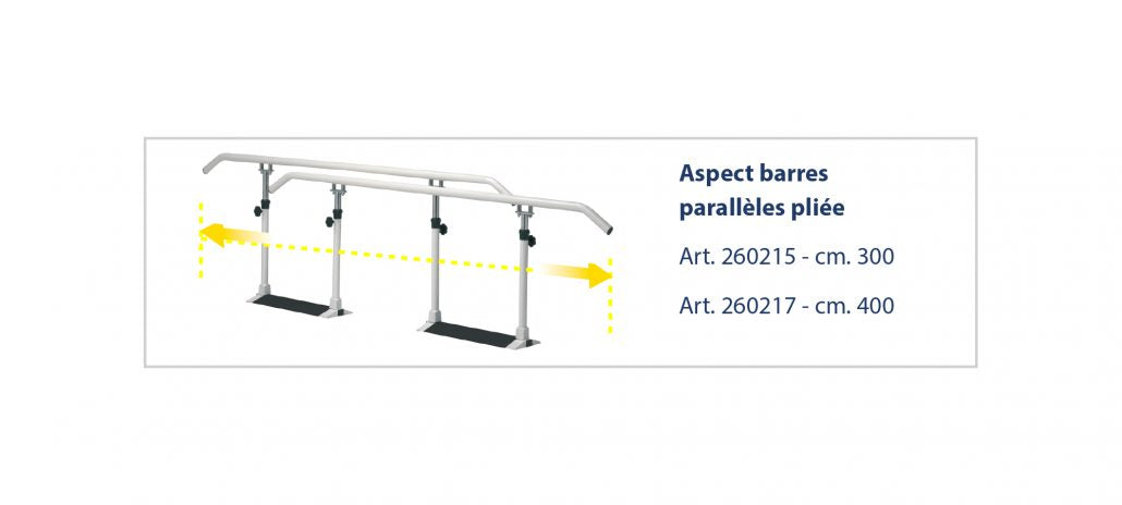 Barres Parallèles Pliables Easy Click - 2 dimensions - Ferrox