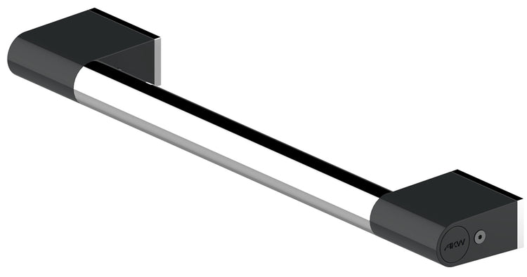 Barre d'Appui Droite - 3 dimensions - ONYX Finition Duo Black - AKW