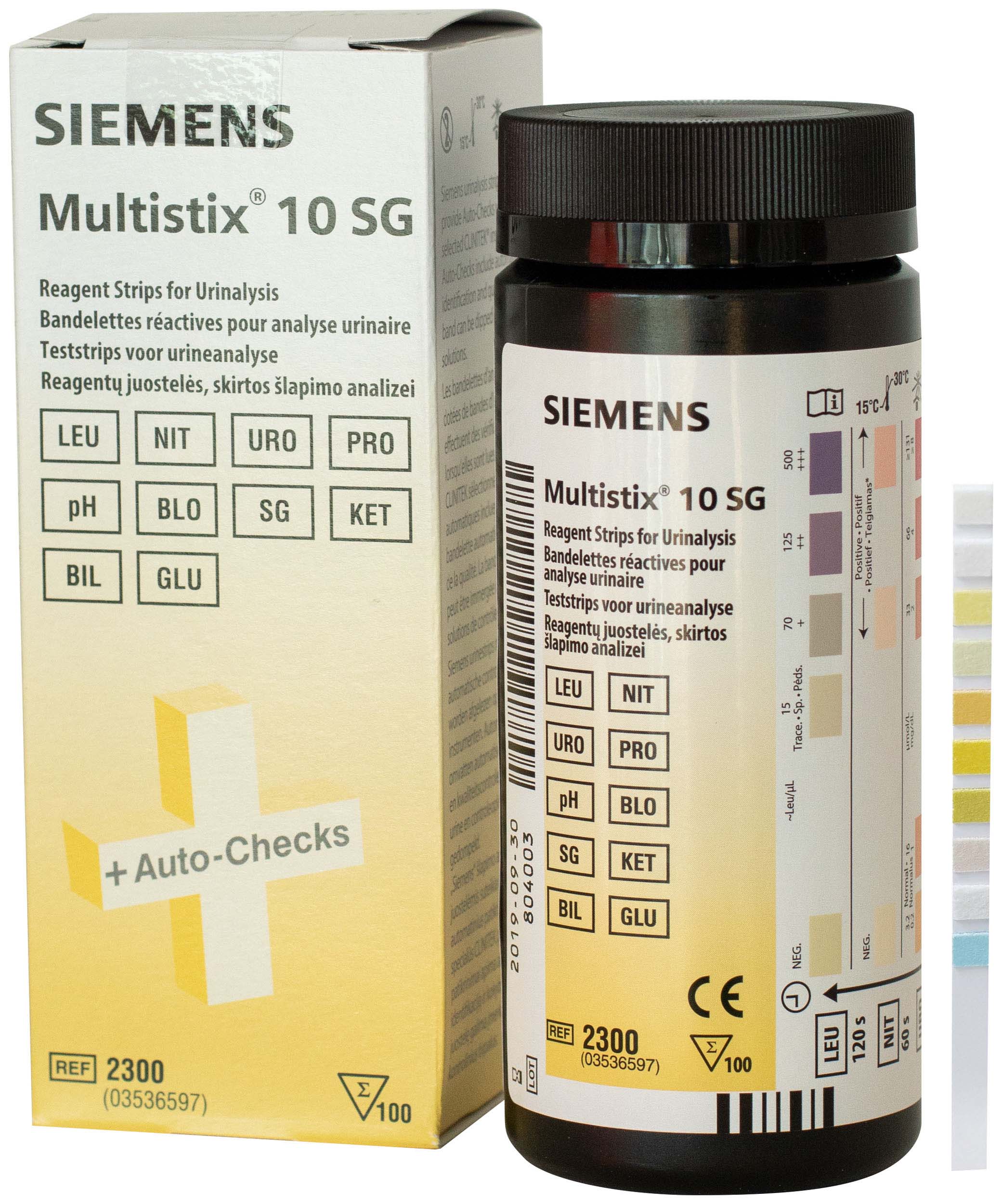 Bandelette Multistix (2 modèles) - SIEMENS