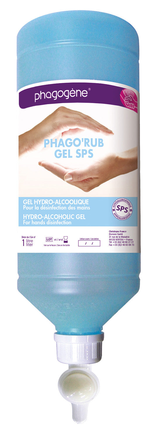 Gel Hydroalcoolique Phago'Rub Gel Eps (plusieurs modèles) - CHRISTEYNS