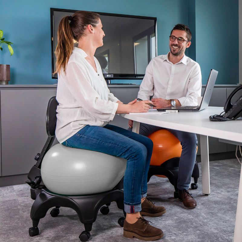 Chaise ergonomique avec ballon Tonic Chair® Confort