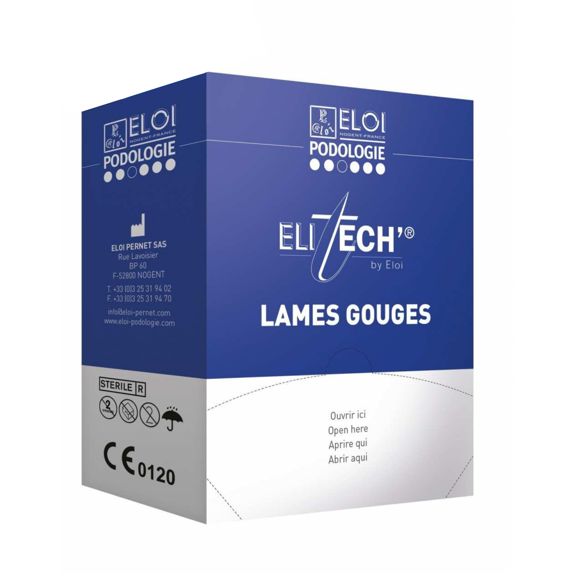 500 lames de gouges N°3 - Elitech by Eloi