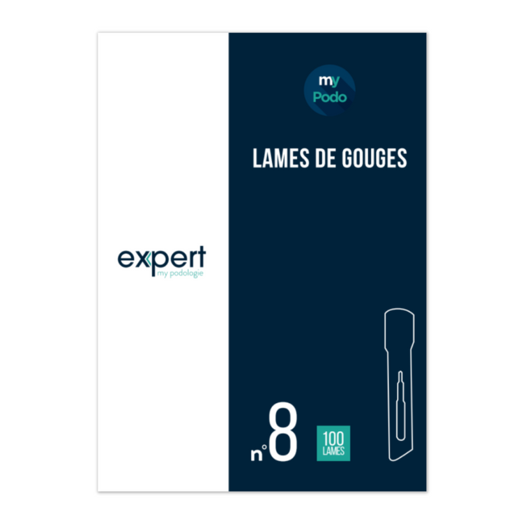 100 Lames de gouges stériles - Expert by My Podologie