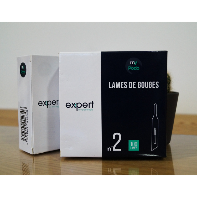 100 Lames de gouges stériles - Expert by My Podologie