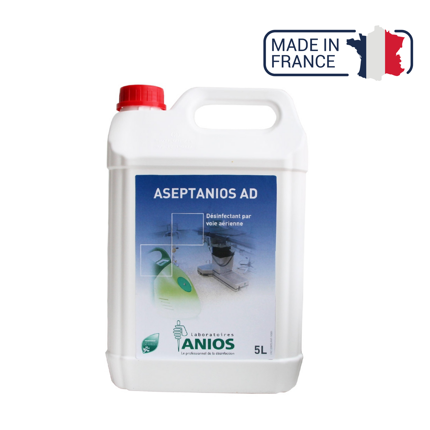 Aseptanios AD - Désinfection par voie aérienne - 2L ou 5L - Anios