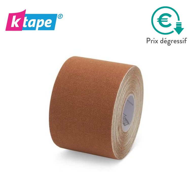 Bande adhésive élastique - 5cm x 5m - 5 couleurs - K-Tape