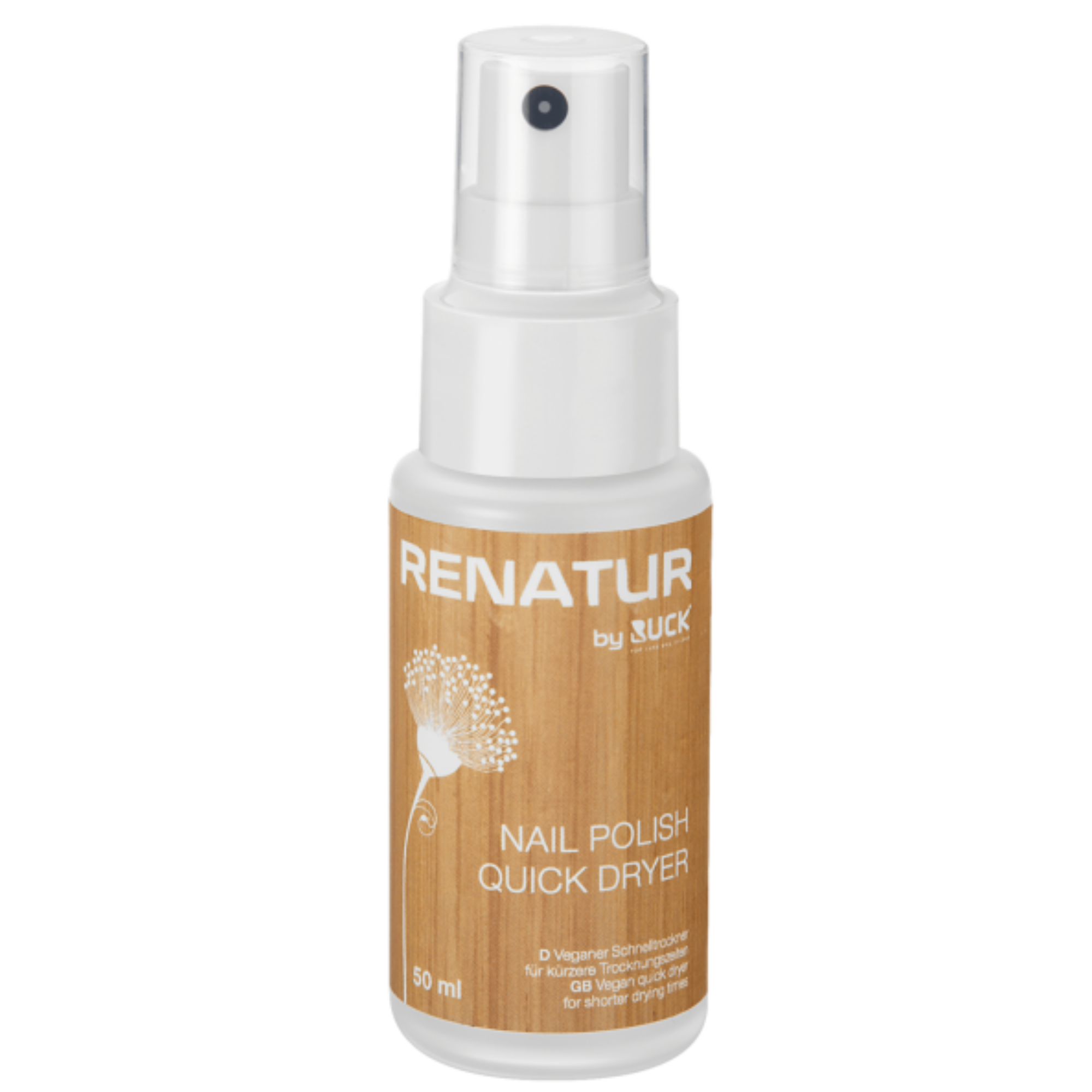 Spray séchage rapide vegan pour vernis à ongles RENATUR - Ruck