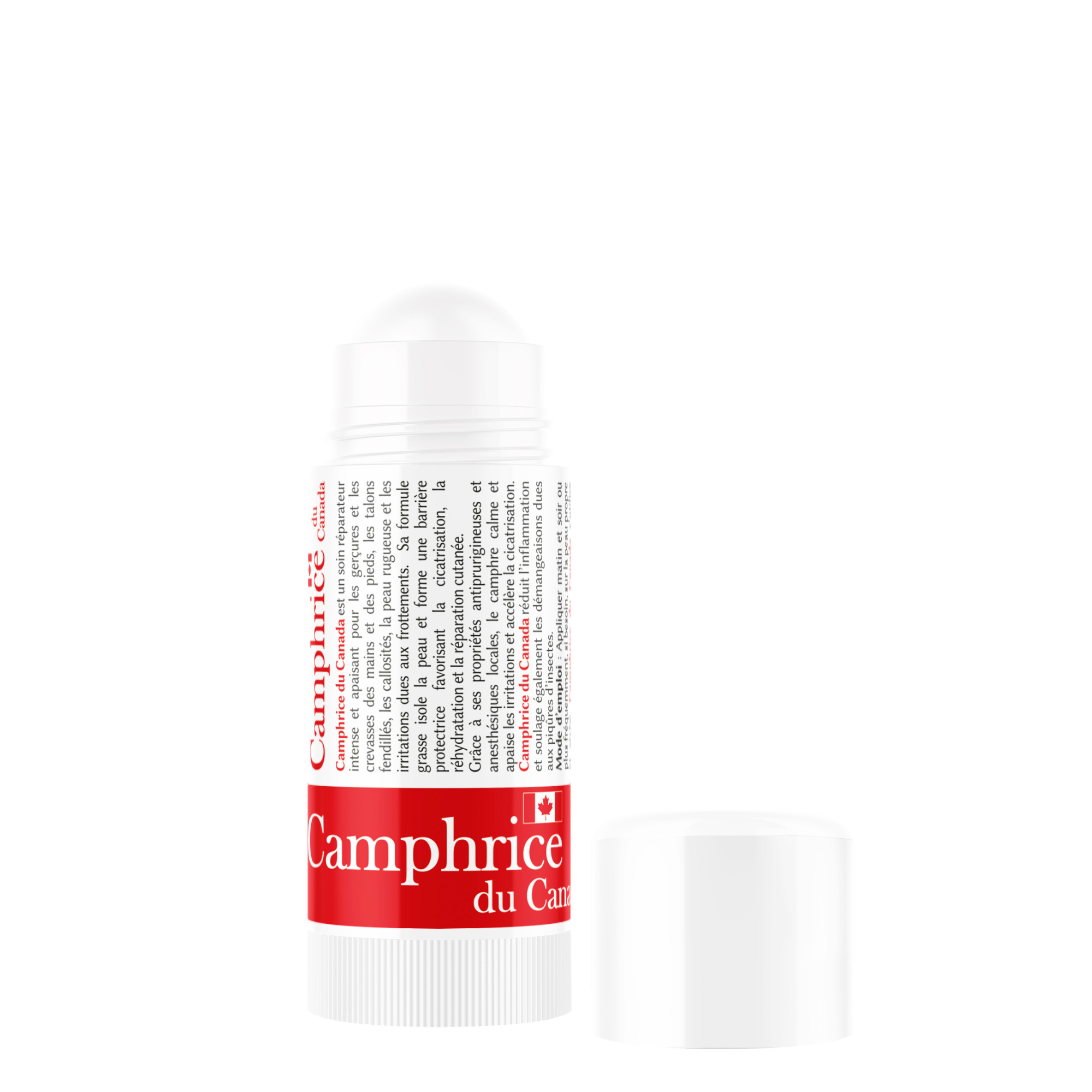 Camphrice du Canada - Gerçures, crevasses, peau irritée - Stick de 25g