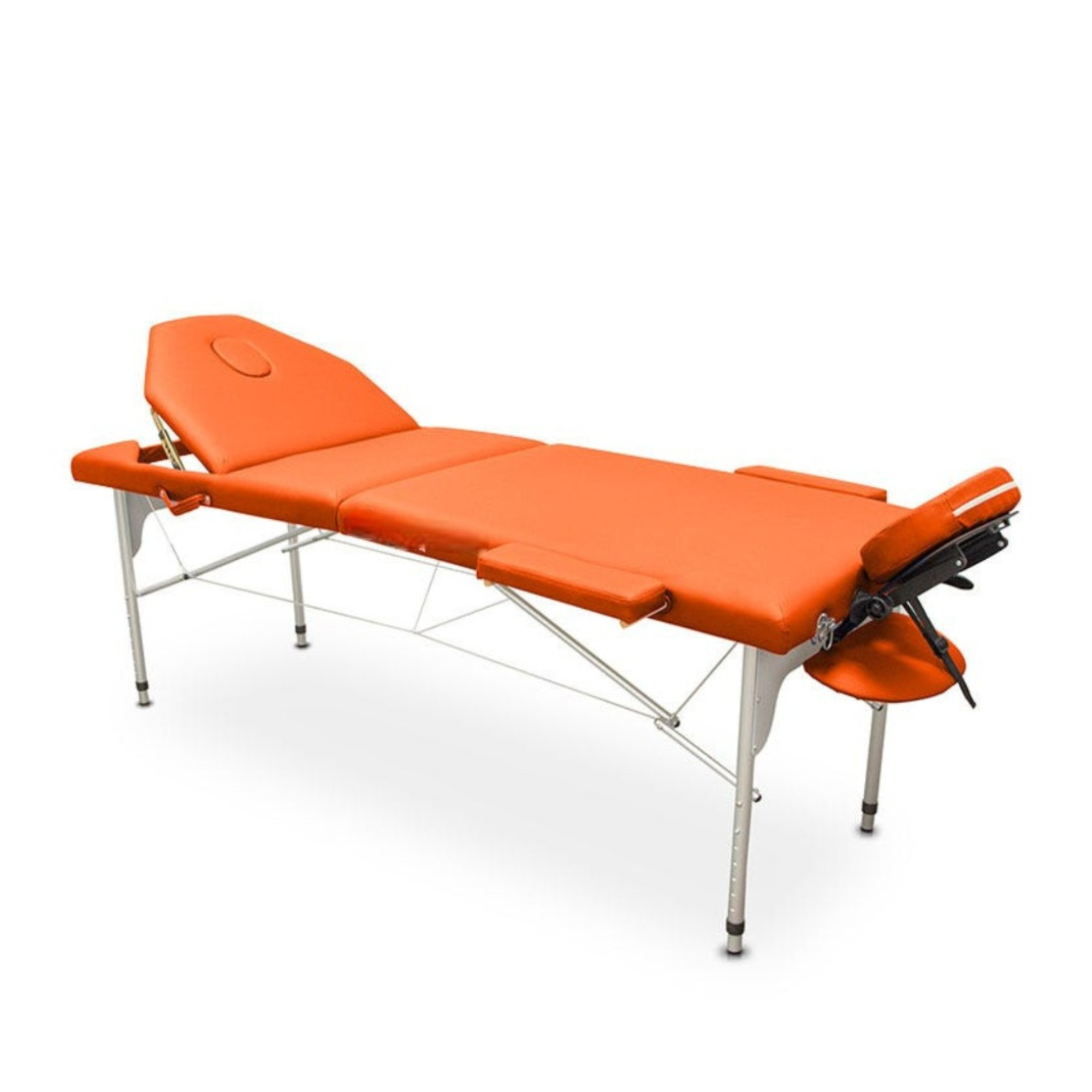 Table de massage pliante en aluminium 194 x 70 cm avec dossier inclinable - 5 coloris