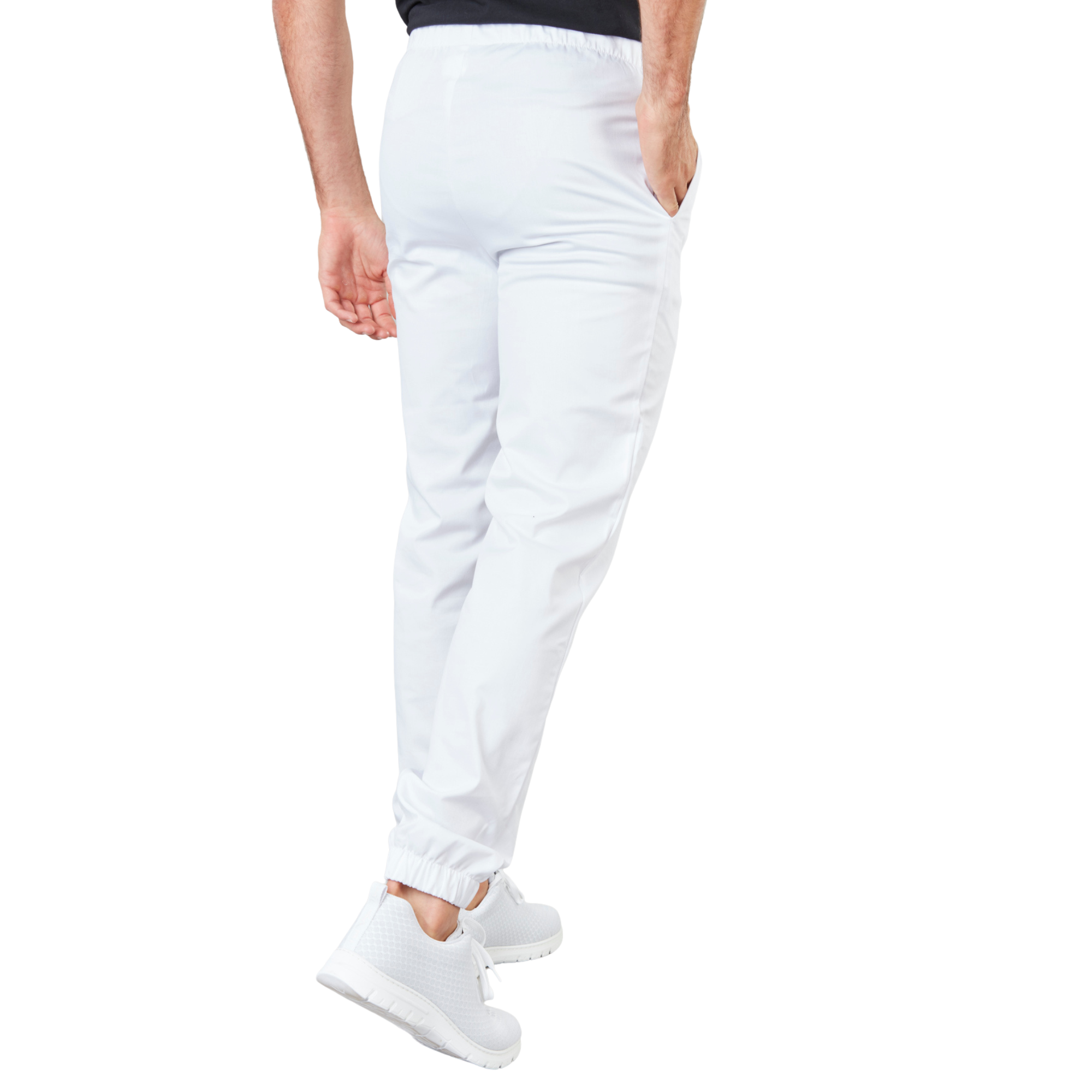 Athéna - Pantalon médical - Mixte - Ceinture élastique - 2 poches - Phirejo