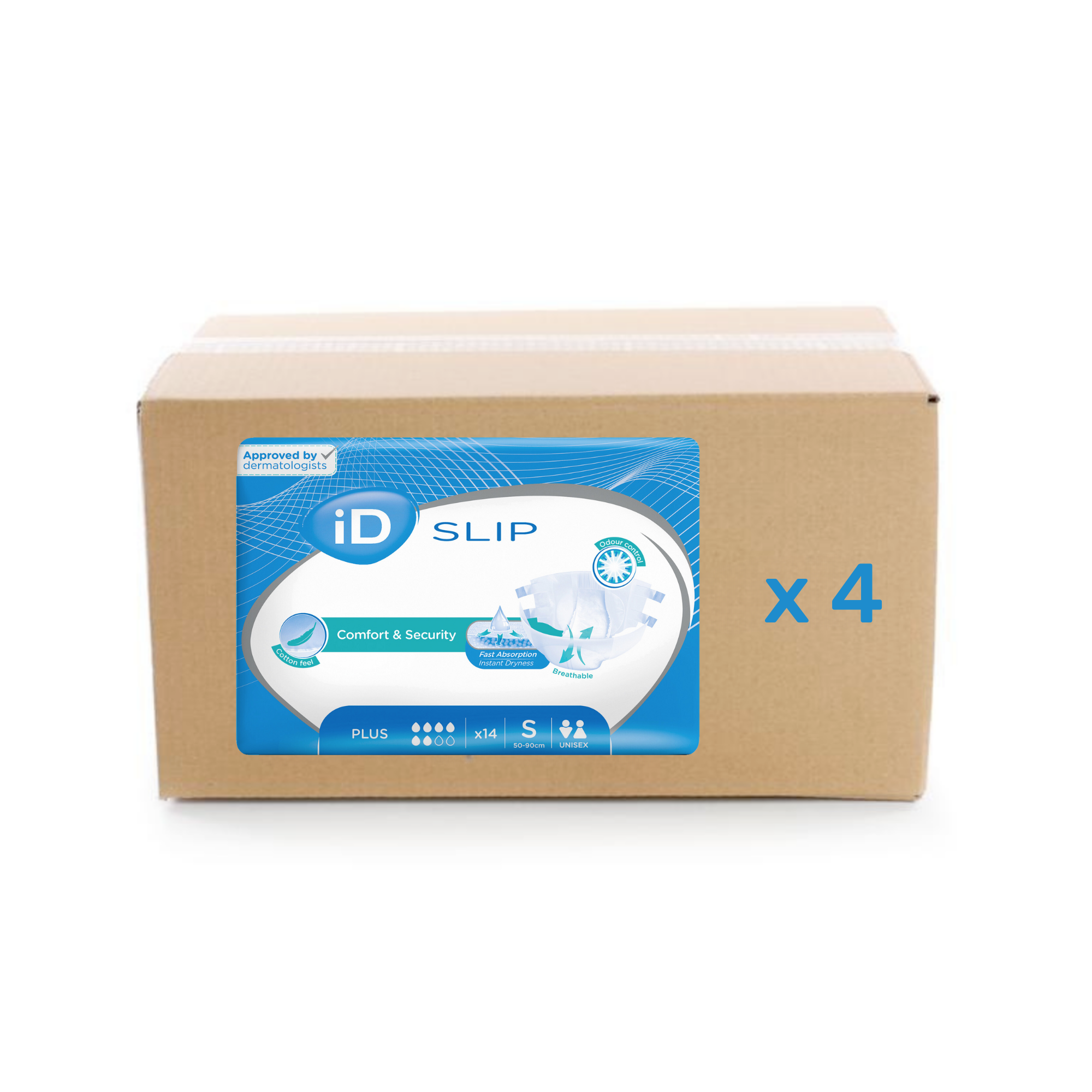 ID Slip Plus - 5.5 gouttes - S - carton 4X14U - ID Direct 