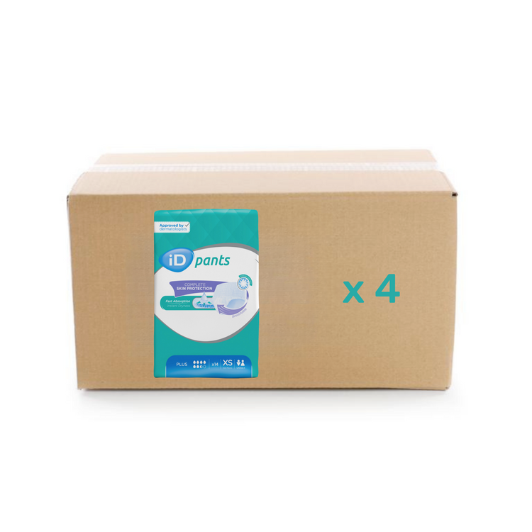 ID Pants Plus - 6.5 gouttes - XS -  carton 4X14U - ID Direct