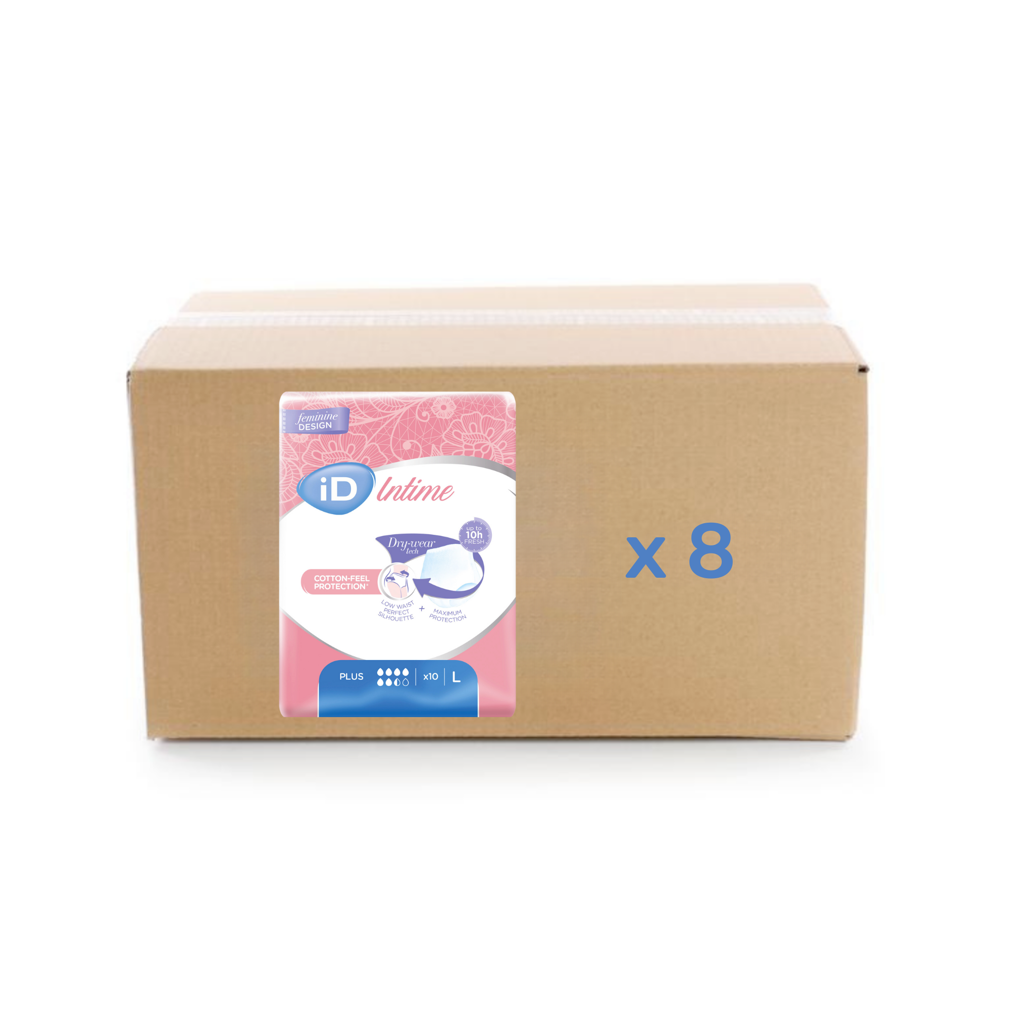 ID Intime Plus - Taille L - carton 8X10U