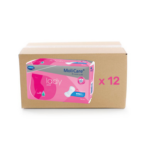 Protection anatomique Premium Lady Pad Molicare - 3.5 gouttes - carton 12x14U - Hartmann