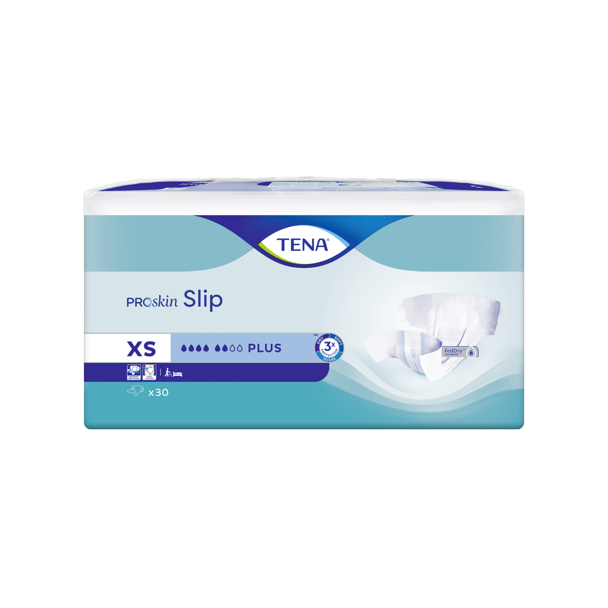 Tena Slip Proskin Plus - 6 gouttes - 4 tailles - Tena