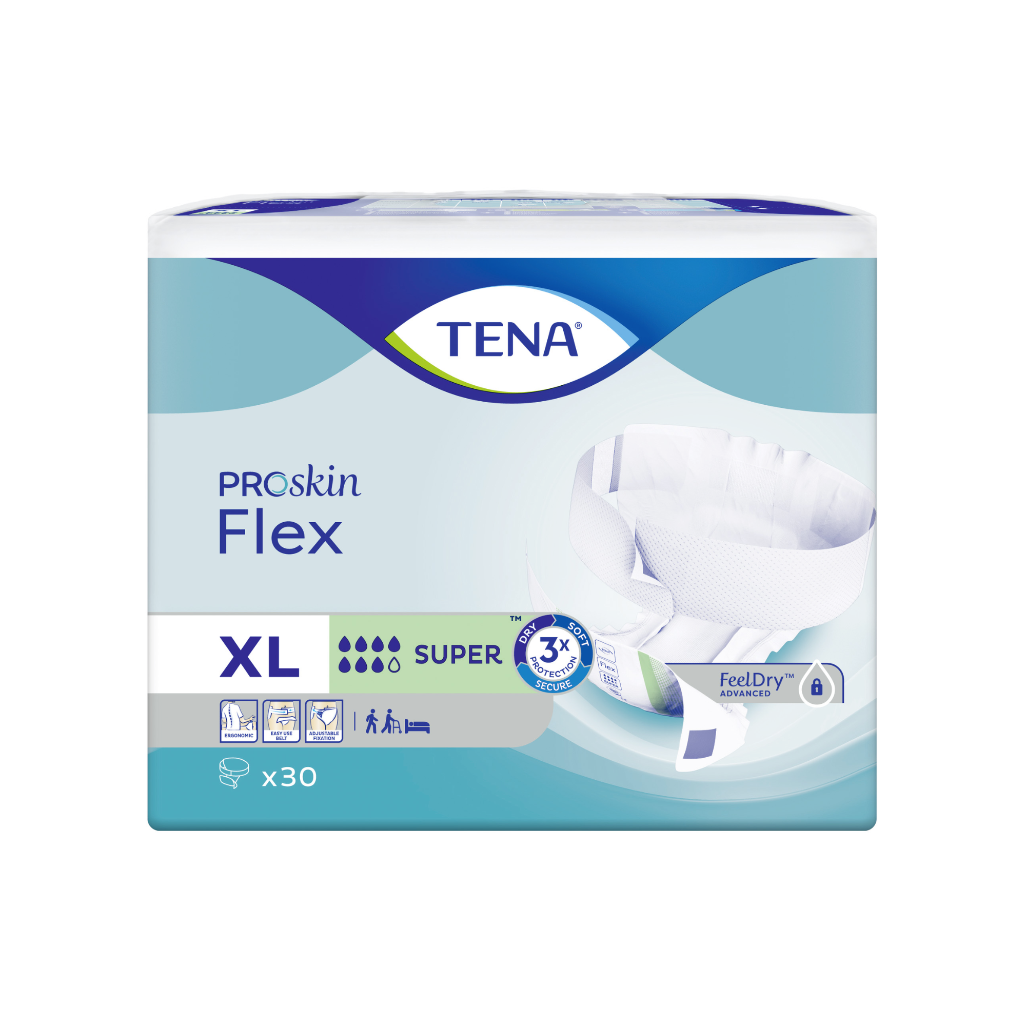 Change Tena Flex Proskin - Super 7 gouttes - 4 tailles - Tena