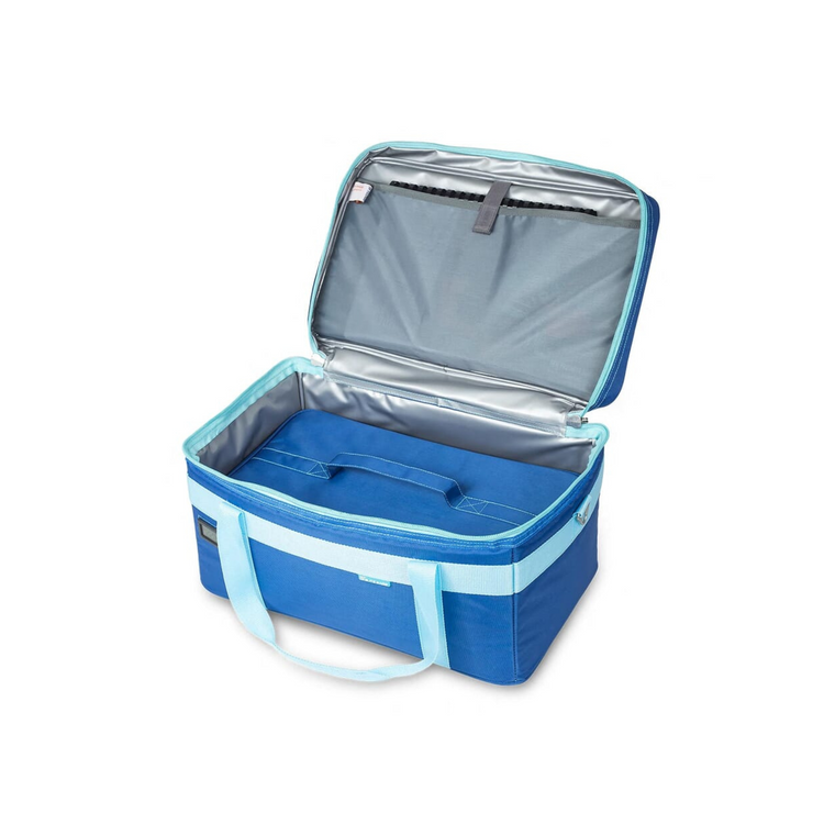 Mallette pour échantillons MINI COOL - Bleue - Elite bags - Chariot à roulettes en option